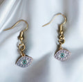 Evil Eye Dangle Earrings