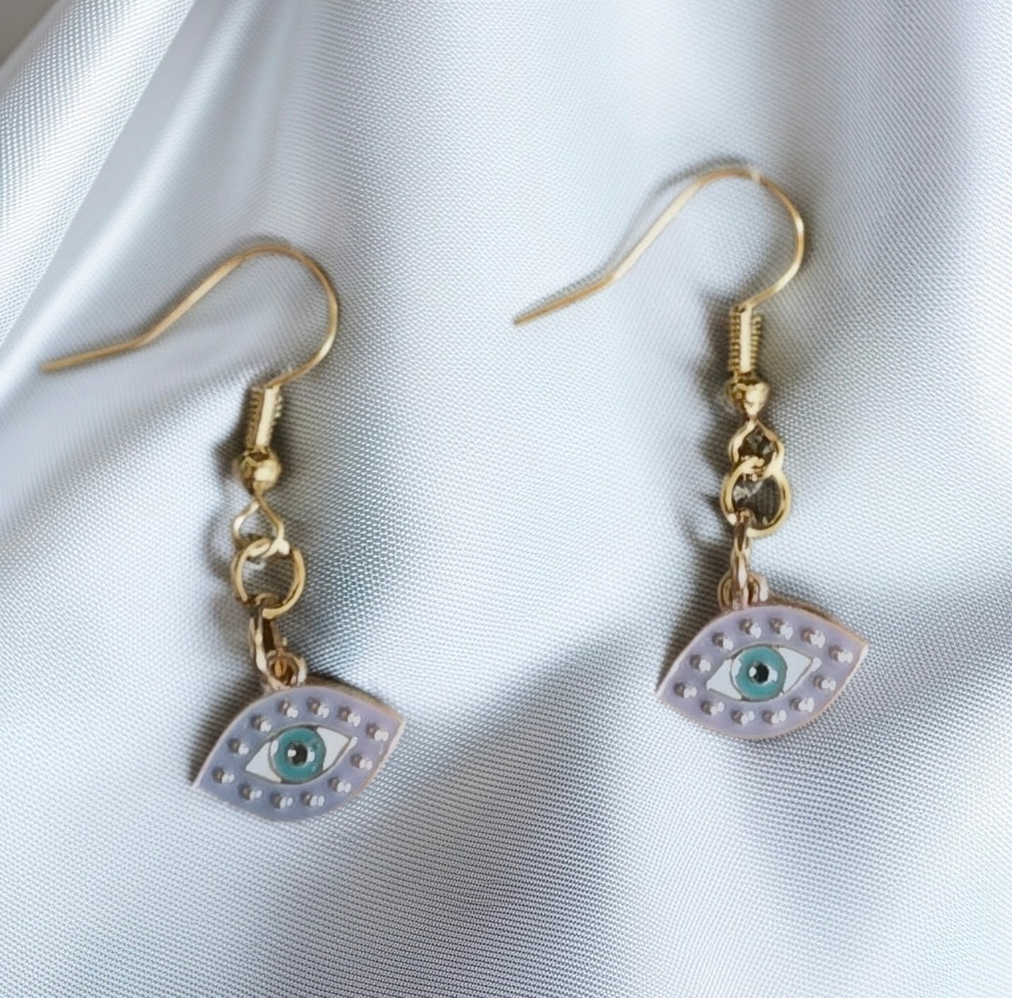 Evil Eye Dangle Earrings