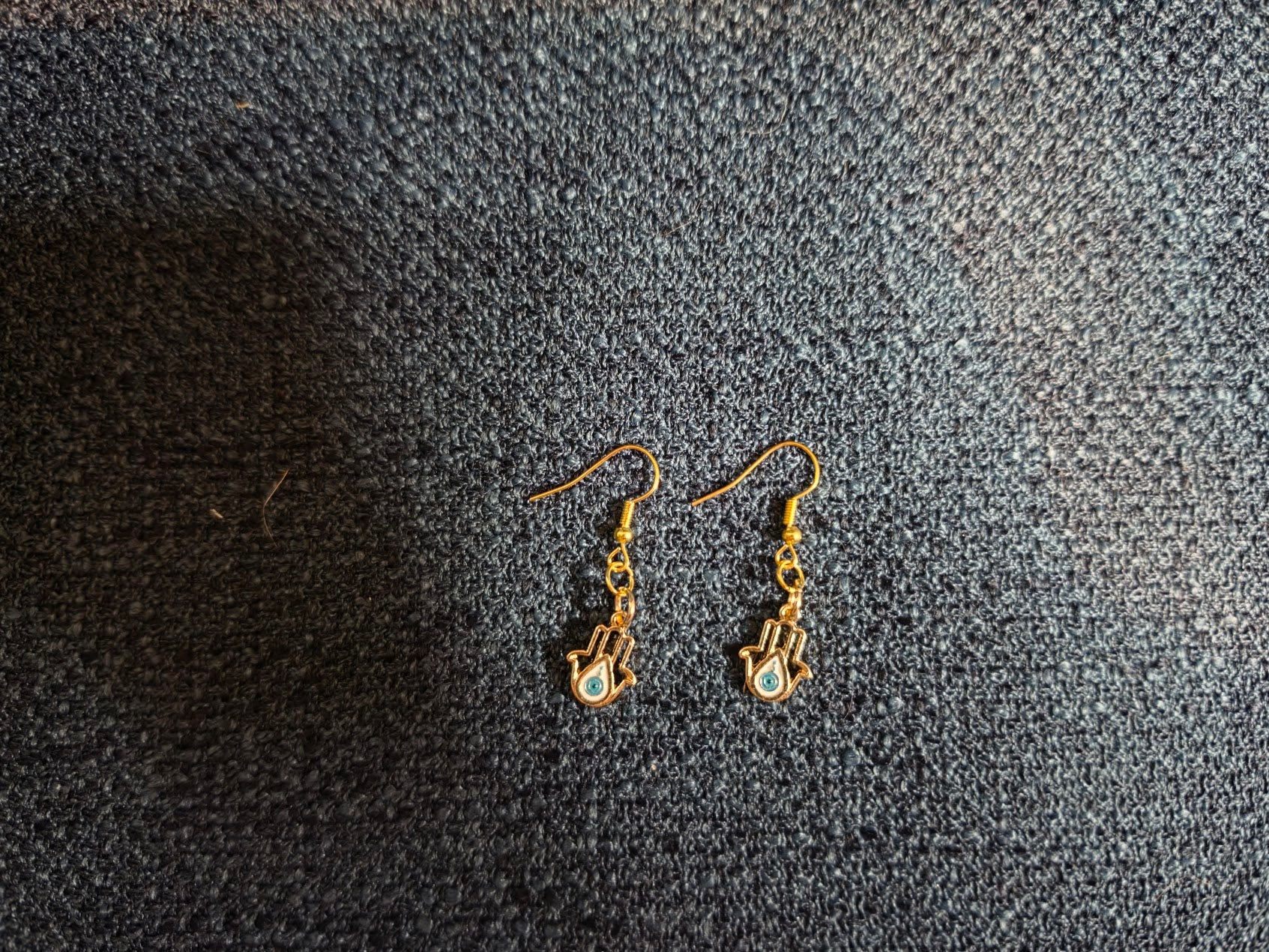 Hand of Fatima dangle earrings