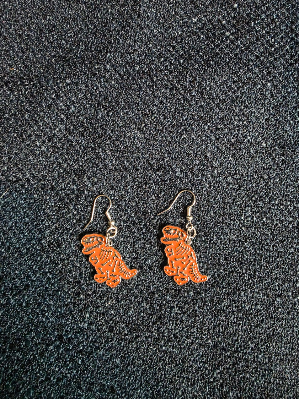 T-Rex Bone Dangle Earrings
