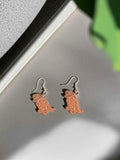 T-Rex Bone Dangle Earrings