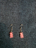 Pink Gummy Bear Dangle Earrings