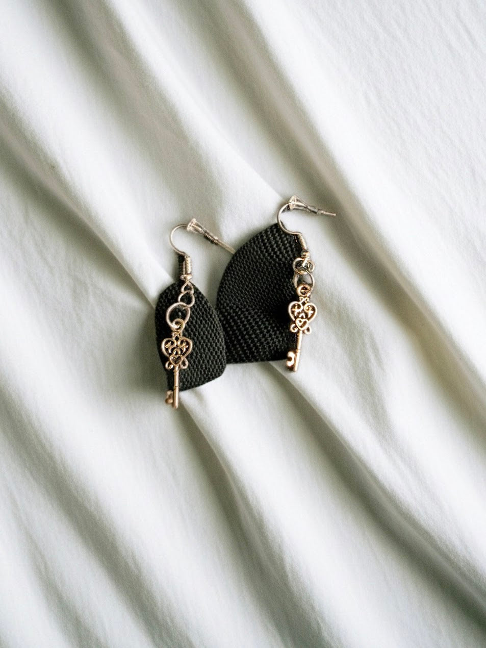 Antique Key Dangle Earring