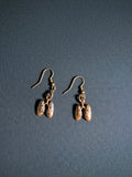 Bronze Lung Dangle Earrings