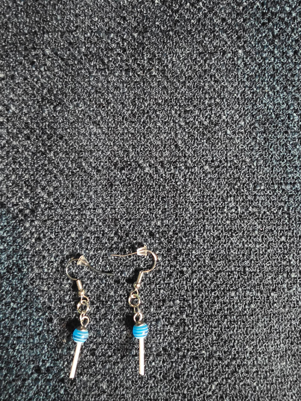 Blue Lollipop Earrings