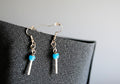 Blue Lollipop Earrings