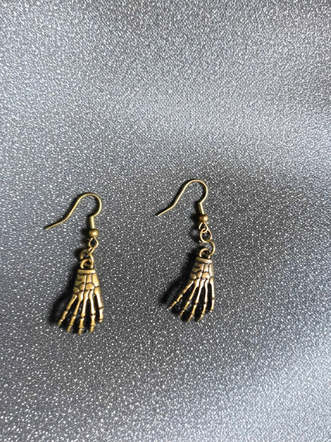 Skeleton Hand Earrings