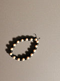 Black and Pink Beaded Bracelet