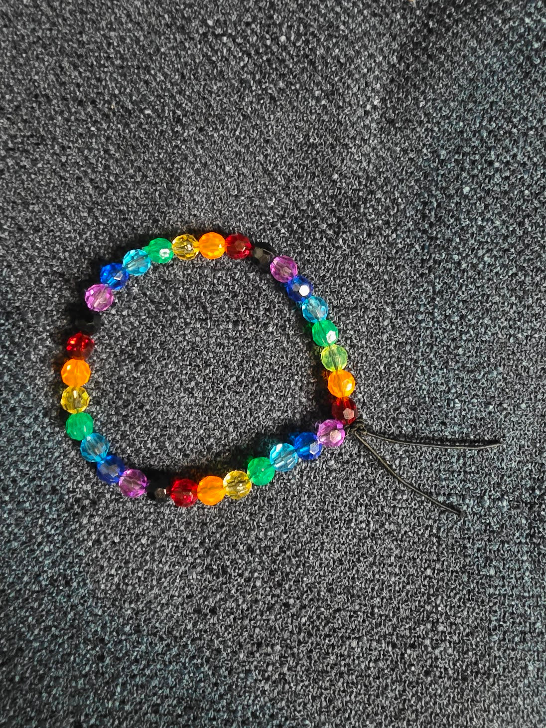 Rainbow Beaded Bracelet