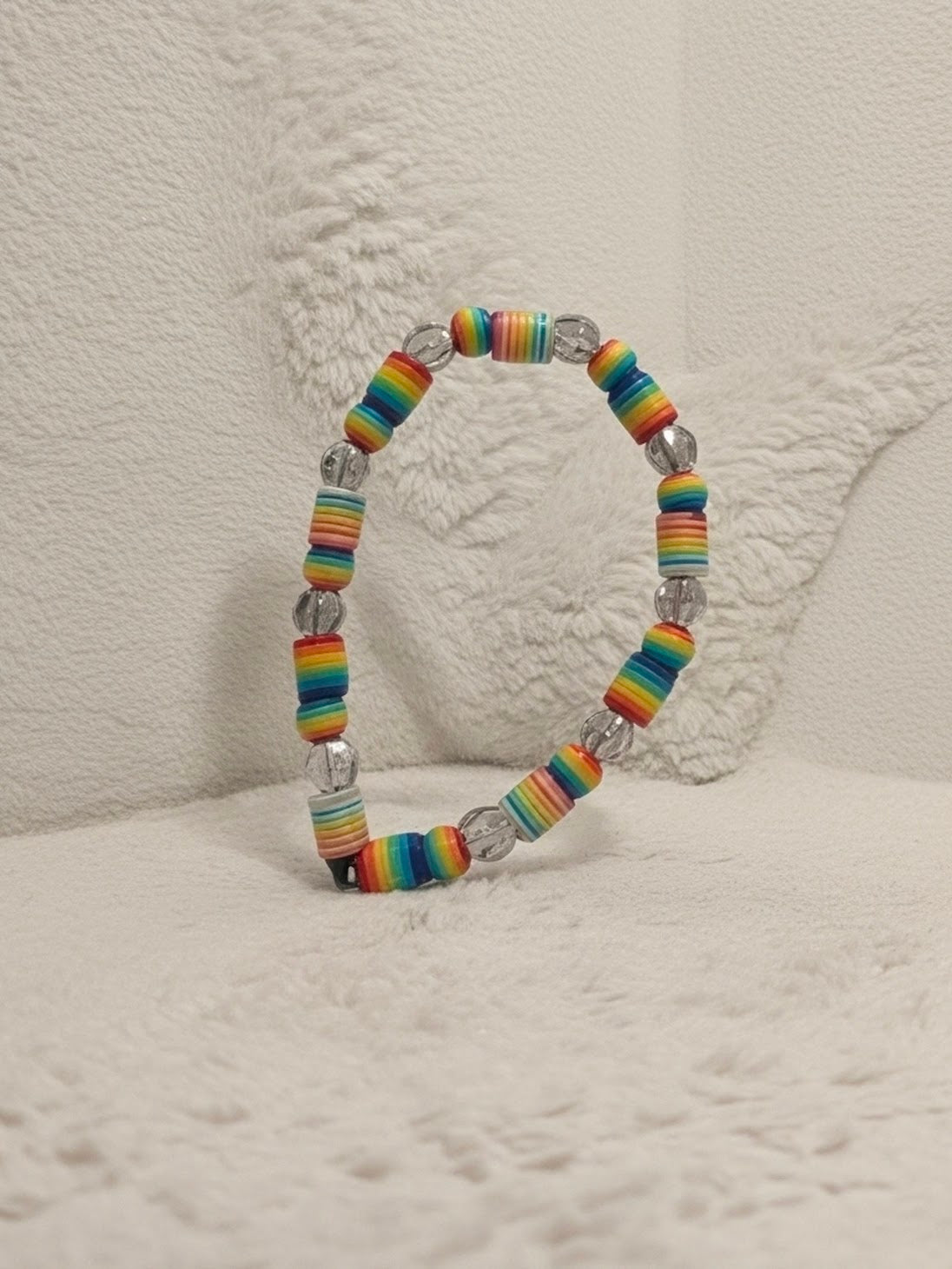 Rainbow Beaded Bracelet