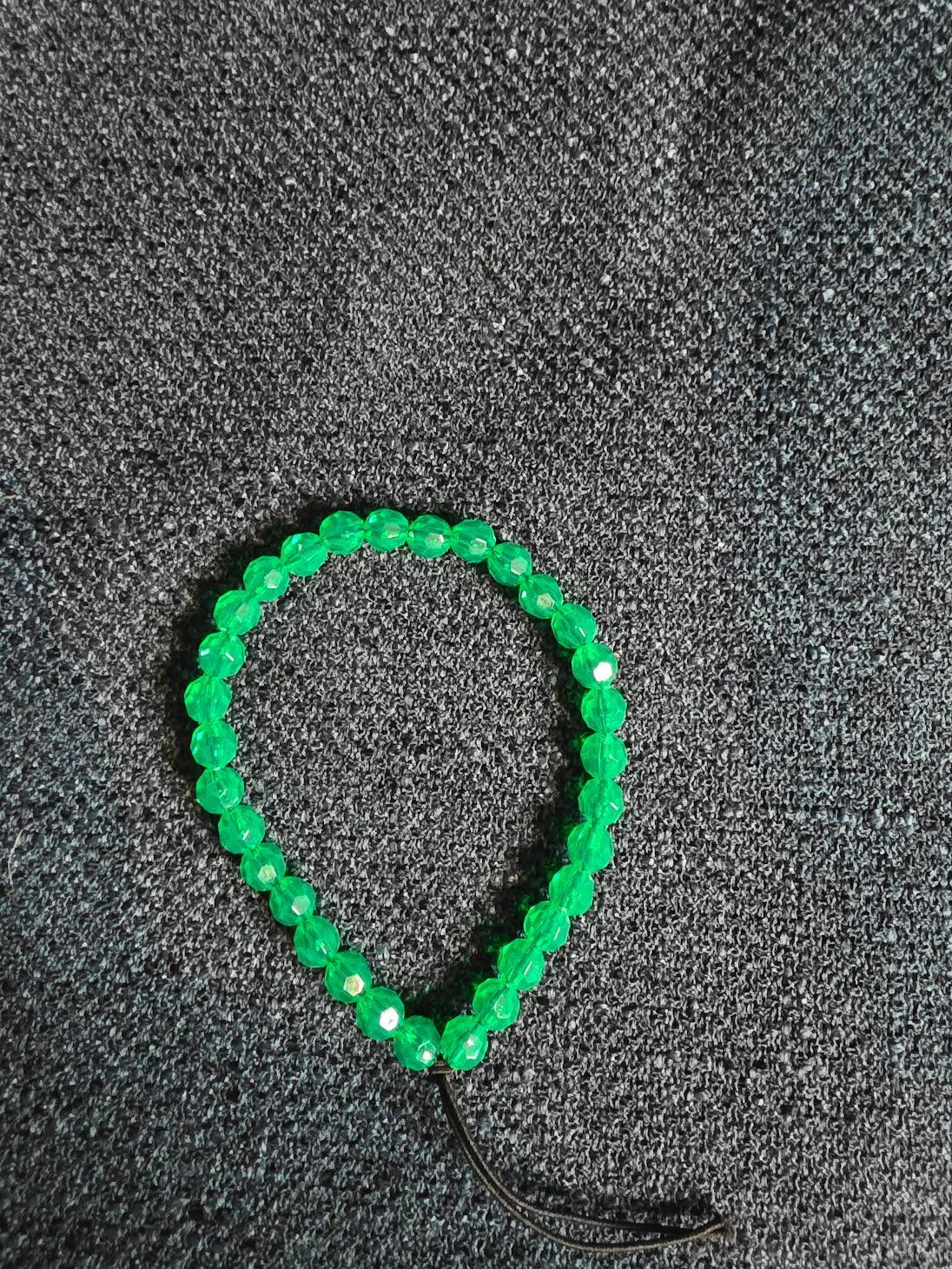 Green Beaded Bracelet