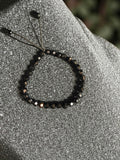 Black Beaded Bracelet