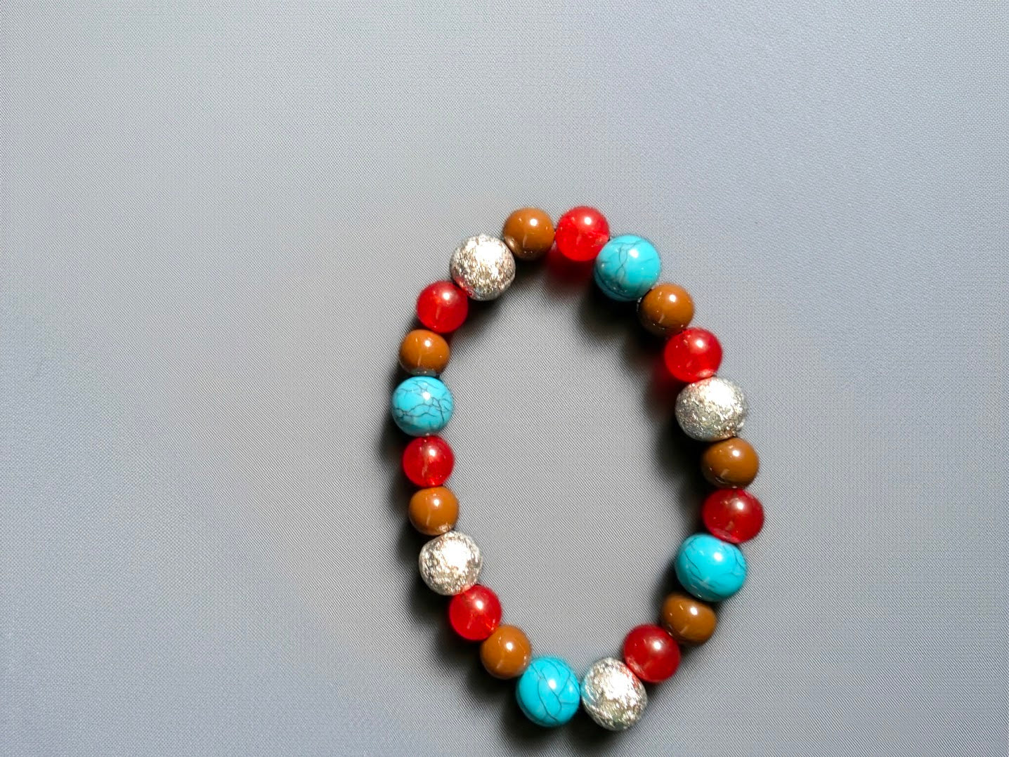 Multi-Colored Beaded Bracelet