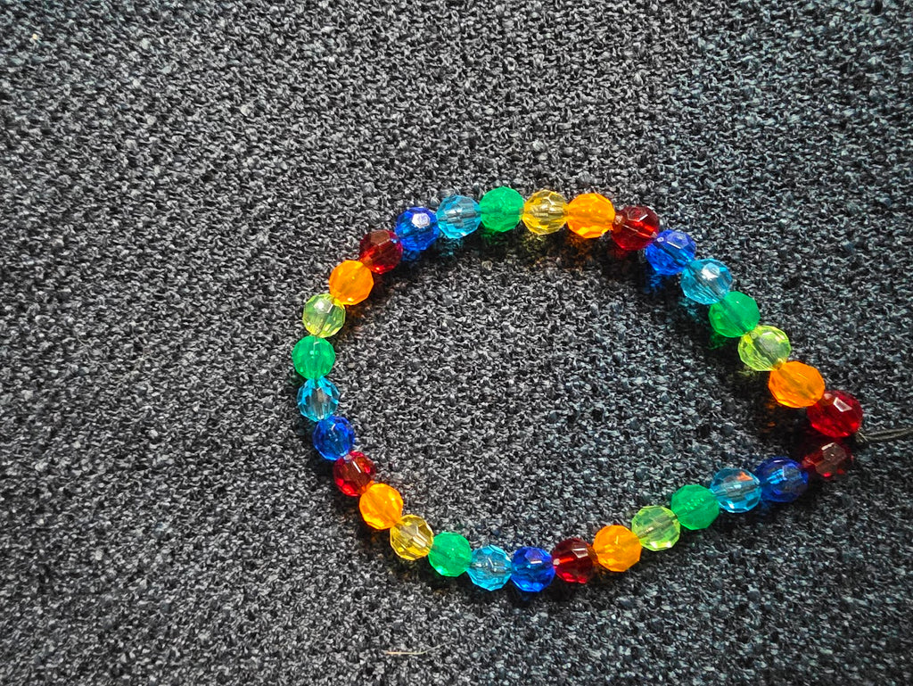 Rainbow Beaded Bracelet