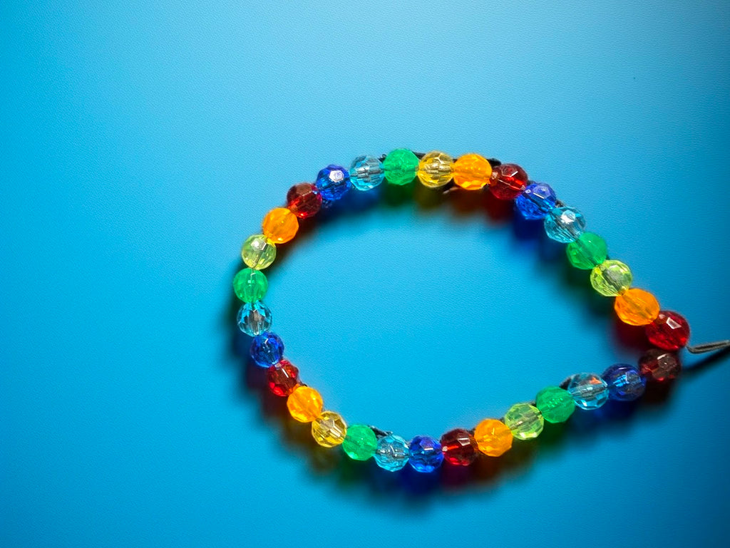 Rainbow Beaded Bracelet