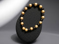 Black and Gold Beaded Bracelet