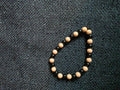Black and Pink Beaded Bracelet