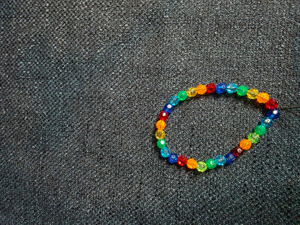 Rainbow Beaded Bracelet
