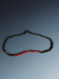 Black and Red Beaded Necklace