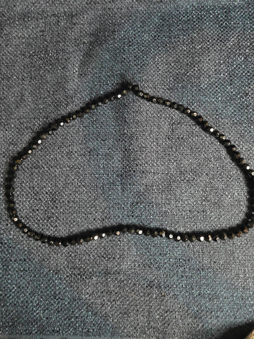 Black Beaded Necklace
