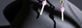 Purple Lollipop Earrings