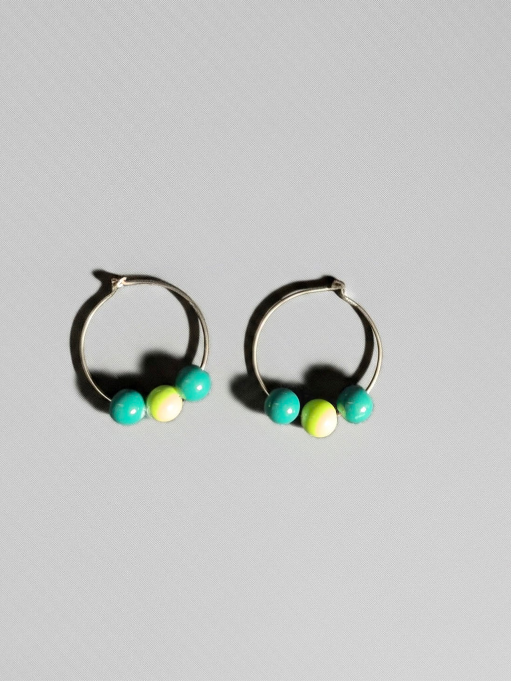 Beaded Hoop Earrings