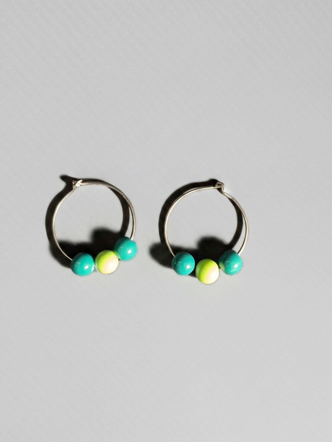 Beaded Hoop Earrings