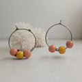 Beaded Hoop Earrings